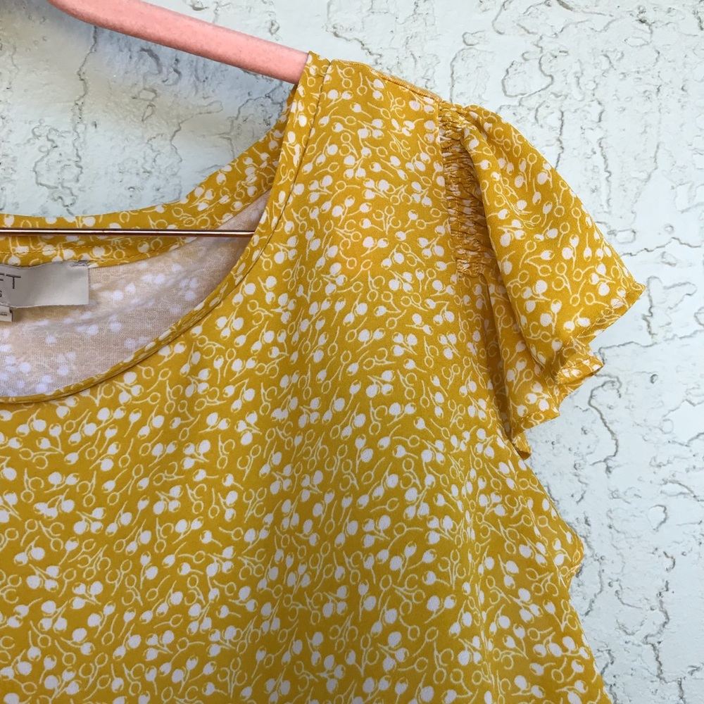 🦄Loft Plus Yellow Top - Picture 7 of 7